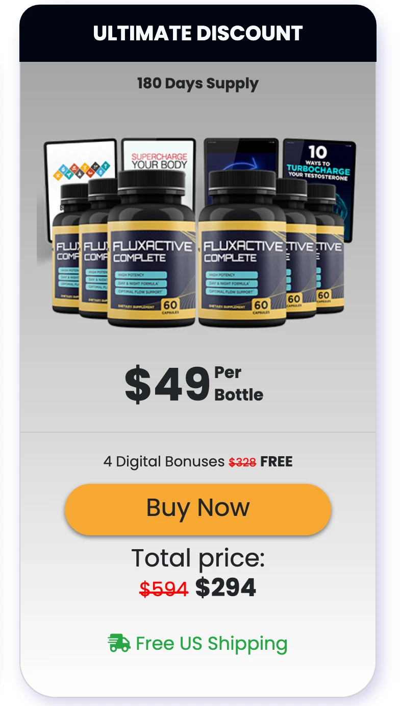 Fluxactive Complete 6 bottles