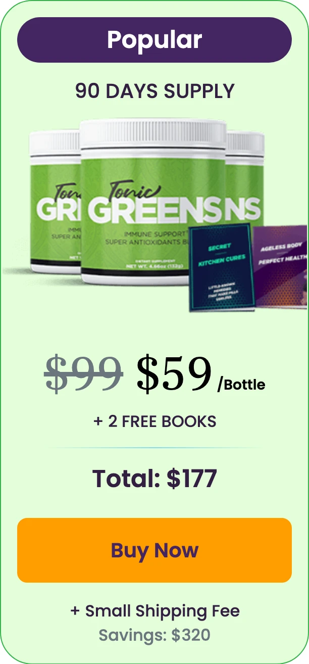 Tonic Greens 3 bottles